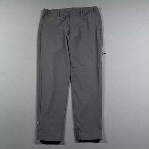 Mack Weldon Pants Men Extra Large 36x31 Gray Performance Stretch Zip Pocket Golf